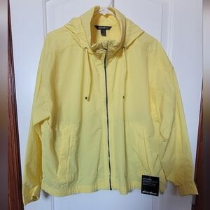 Eddie Bauer Women's Bright Yellow Windbreaker